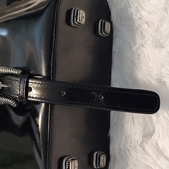 Vintage 1993 Vicenza Patten Leather Sling Bag - Picture 7 of 9